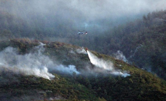 Hava araçlarının yüzlerce sortisine karşılık rüzgarın yön değiştirmesi alevleri artırdı
