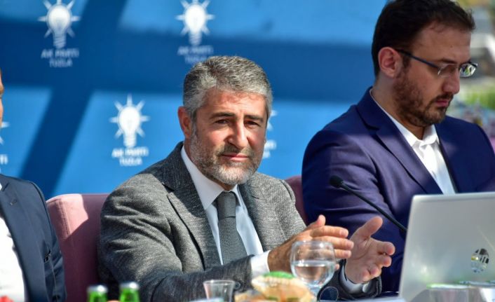 Hazine ve Maliye Bakan Yardımcısı Nebati, Tuzlalı iş insanlarıyla bir araya geldi