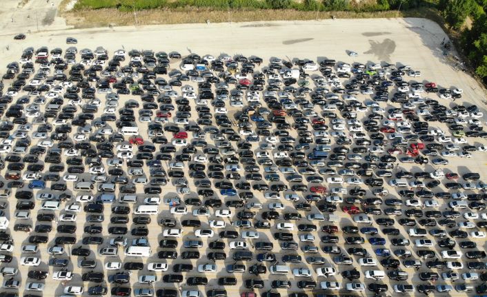 Kapıkule’de otoparklar doldu taştı