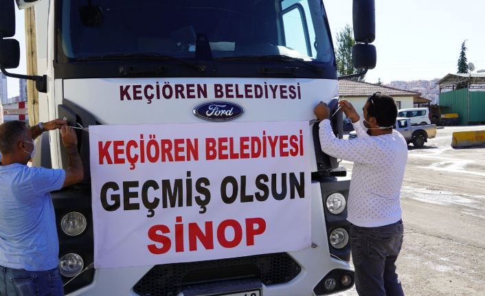 Keçiören Belediye Başkanı Altınok, Sinop’taki selzedelere bir tır yardım malzemesinin gönderileceğini duyurdu