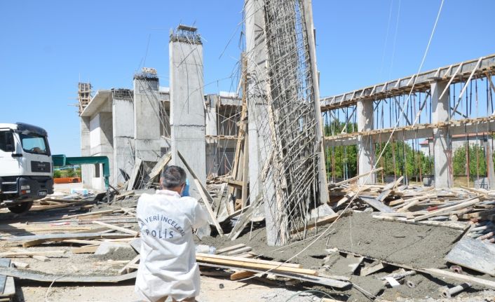Konya’da beton dökerken kalıp çöktü: 3 yaralı