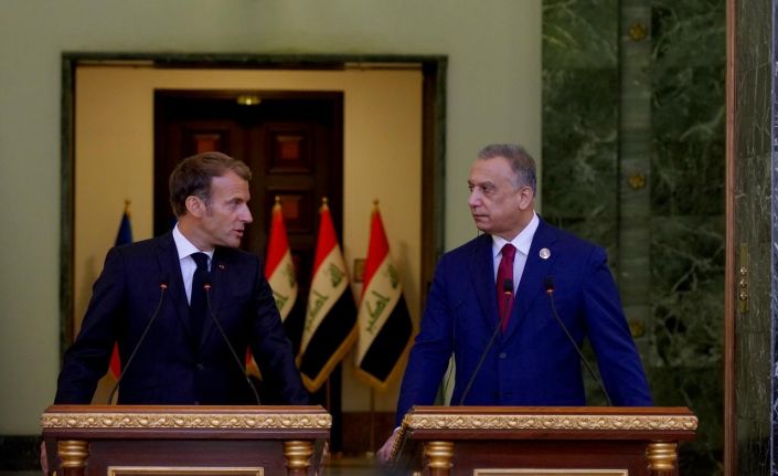 Macron, terör örgütü DEAŞ ile mücadelede Irak’a desteğini yineledi
