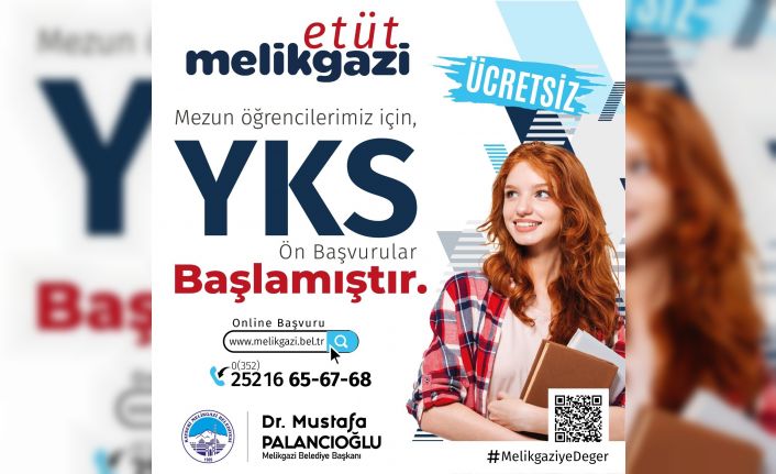 Melikgazi’de YKS hazırlık kursu kayıtları başladı