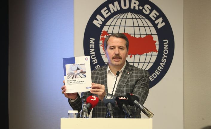 Memur-Sen Genel Başkanı Yalçın: “Sözleşmeli personelin sorunu çözümü konusunda en etkili yöntem kadrolu istihdamın benimsenmesi”