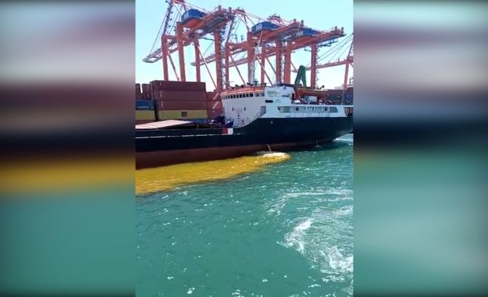Mersin Büyükşehir Belediyesinden denizi kirleten gemiye 1 milyon 355 bin TL’lik ceza
