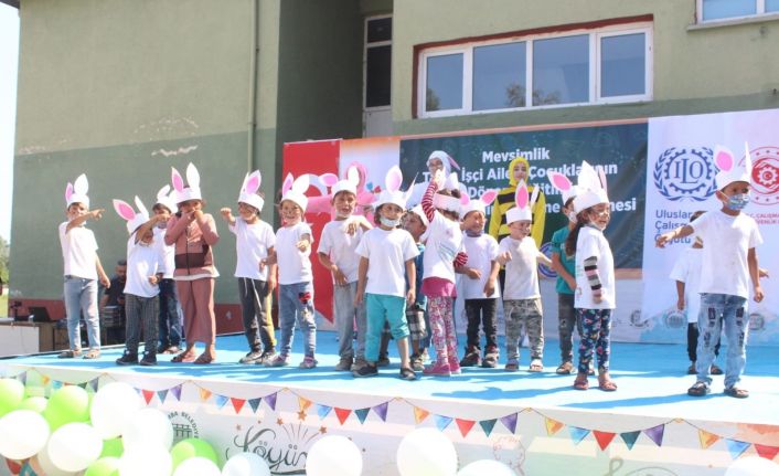 Mevsimlik tarım işçilerinin çocukları Çarşamba’da buluştu