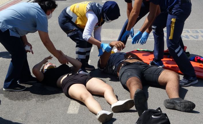 Motosiklet kazasında yaralanan genç kız: “Ayağım nerede, bana ne oldu” diye feryat etti