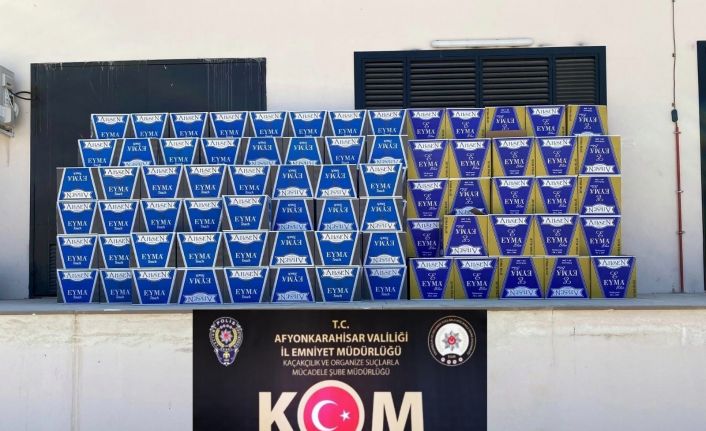 Polis 2 milyon 330 bin adet kaçak boş makaron ele geçirdi