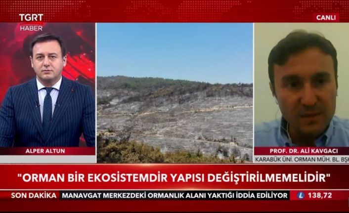 Prof. Dr. Kavgacı: “Bu evin sahibi Kızılçam”