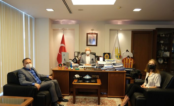 SGK İl Müdürü Lale, ETSO Yönetim Kurulu Başkanı Zıpkınkurt ile bir araya geldi
