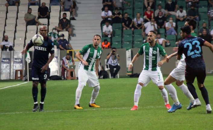 Süper Lig: GZT Giresunspor: 0 - Trabzonspor: 1 (İlk yarı)