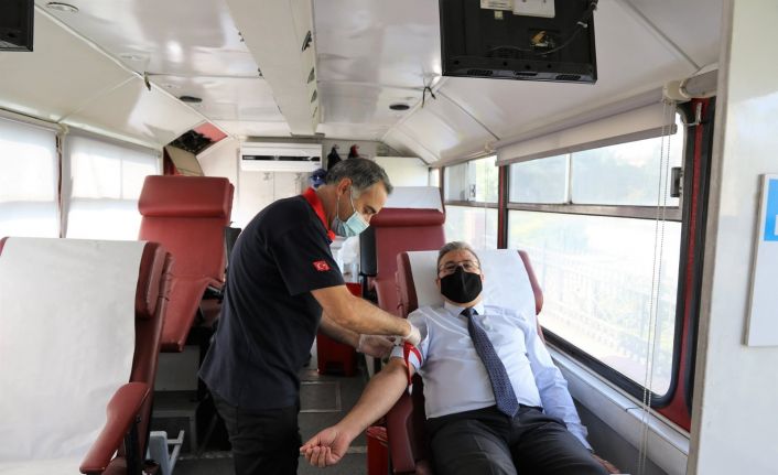 TCDD 7. Bölge Müdürlüğü’nden kan bağışına destek