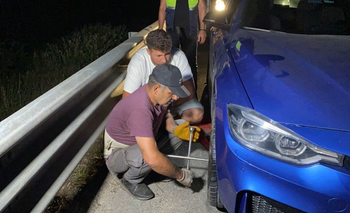 TEM otoyolunda ilginç olay