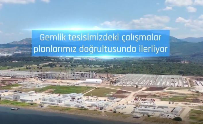 TOGG Gemlik tesisi yükseliyor