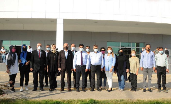AK Parti Aydın heyeti ADÜ Hastane Başhekimi Bozbaş ile görüştü