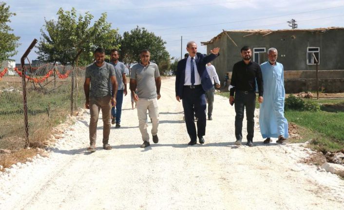 Akçakale’de kış öncesi kırsalda yol atağı