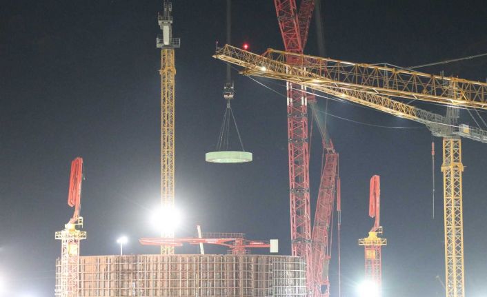 Akkuyu NGS’nin 2. güç ünitesine reaktör şaftının ana elemanları kuruldu
