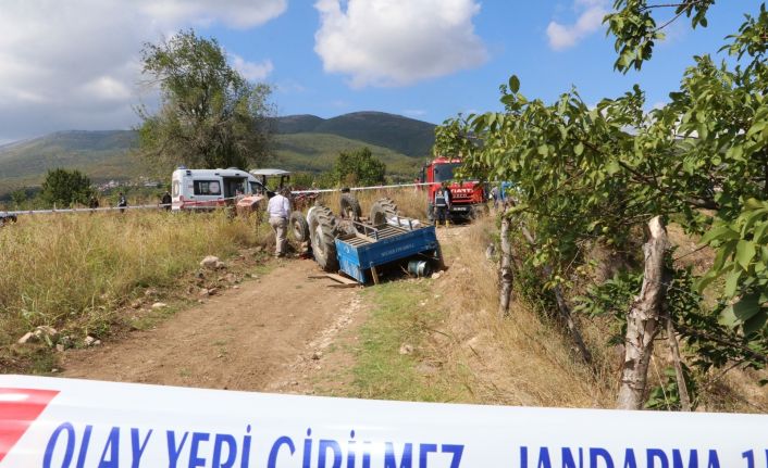 Amasya’da feci kaza: Traktörün altında can verdi