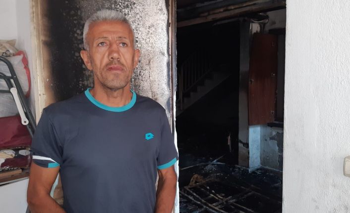 Anne ve 2 yaşındaki kızının 4. kattan atladığı yangınla ilgili site yönetimi müteahhidi suçladı