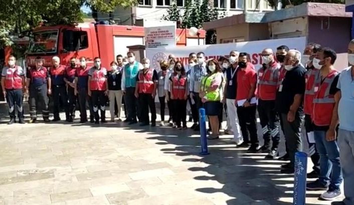 Aydın Devlet Hastanesi’nde yangın tatbikatı