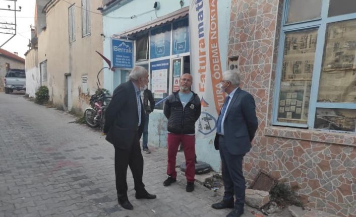 Başkan Deveciler Pelitköy Merkez Mahallesinde yapılan çalışmaları yerinde inceledi