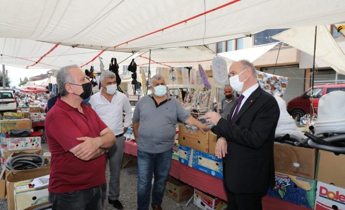 Başkandan pazarcılara yeni yer müjdesi verdi