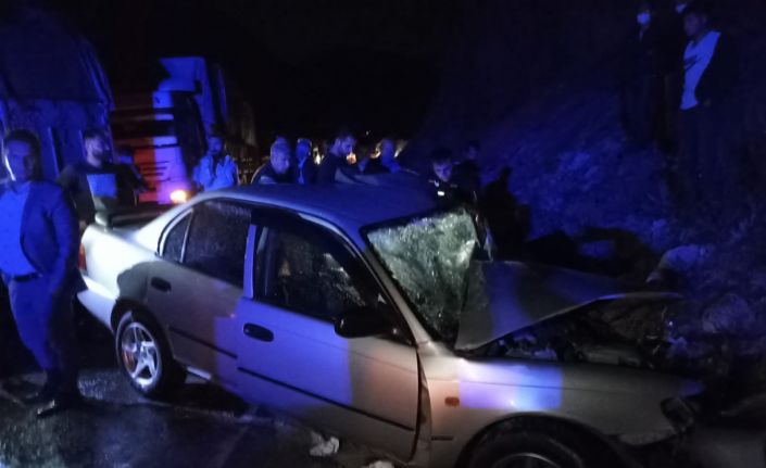 Bitlis’te tır ile otomobil çarpıştı: 2 yaralı