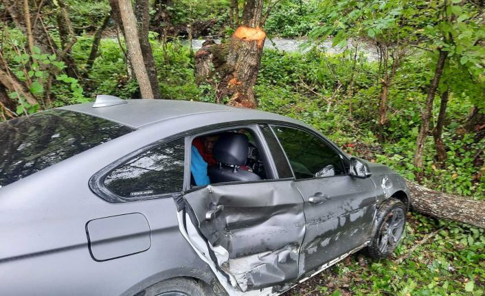 Bolusporlu futbolcular trafik kazasını yara almadan atlattı