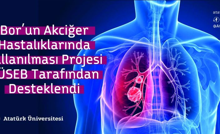 Bor’un akciğer hastalıklarında kullanılması projesi TÜSEB tarafından desteklendi