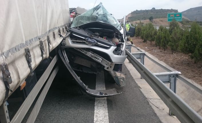 Bu kazadan burnu bile kanamadan kurtuldu