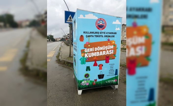Bulancak’ta eski giysiler geri dönüşümle değerlendirilecek