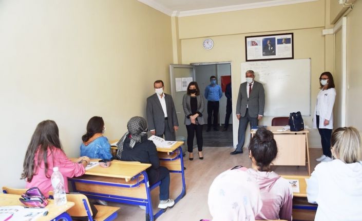 Çan Karşıyaka Hacı Fatma Bodur Meslekî ve Teknik Anadolu Lisesinde incelemeler yapıldı