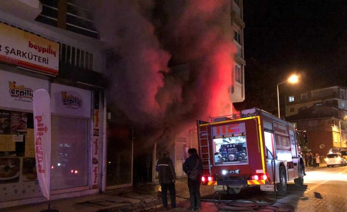 Çarşamba’da yangın