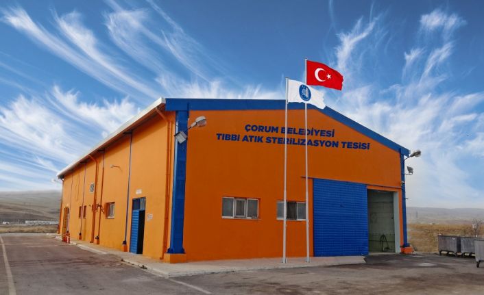Çorum’da yılda 750 ton tıbbi atık sterilize edilecek