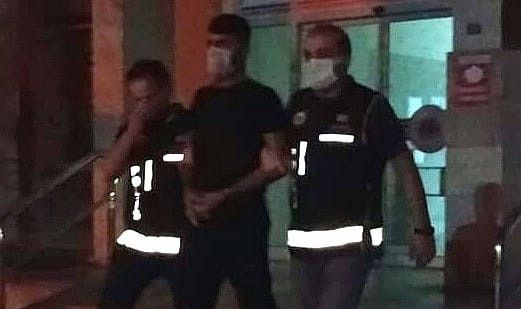 İncir hırsızı uyuşturucu madde ile birlikte yakalandı