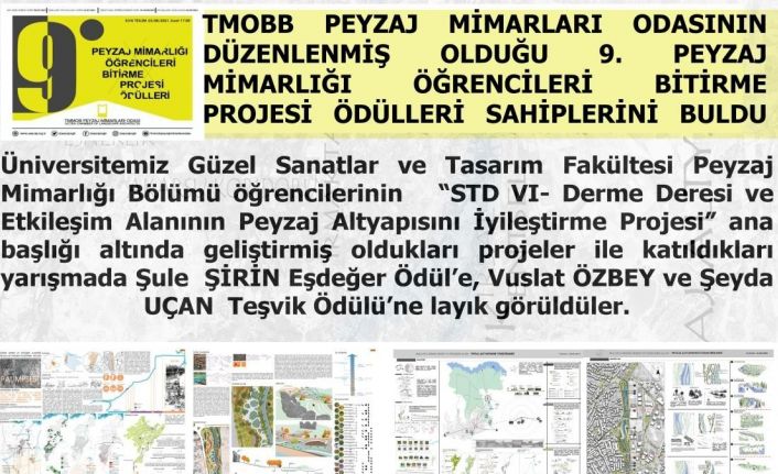 İnönü Üniversitesi’ne 2 ödül