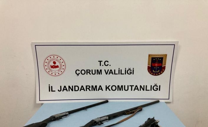 Jandarma’dan ruhsatsız silah operasyonu