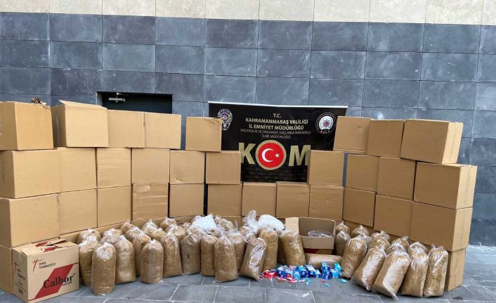 Kahramanmaraş’ta kaçakçılık operasyonu