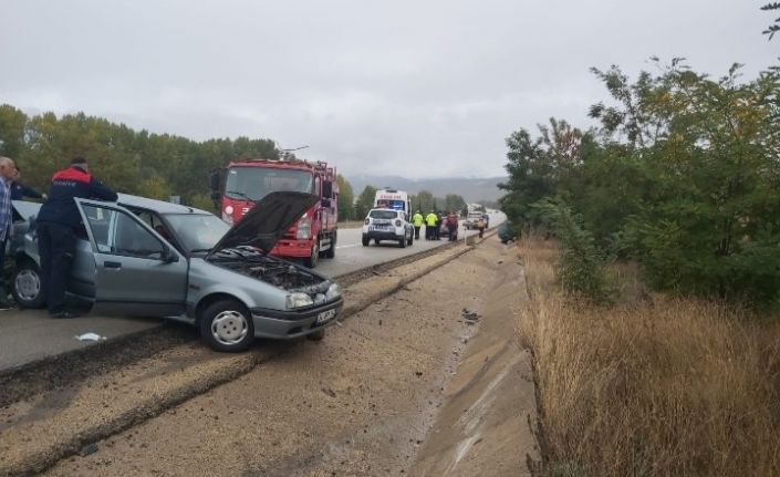 Karabük’te zincirleme kaza: 1 yaralı