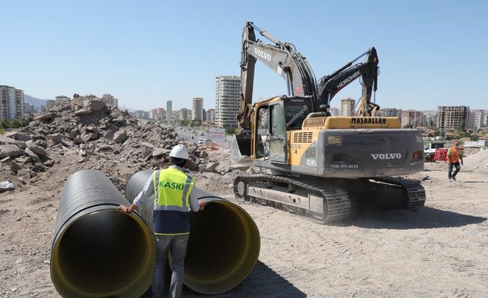 KASKİ’den Hulusi Akar Bulvarı’na 1 milyonluk kanalizasyon kolektör hatta çalışması