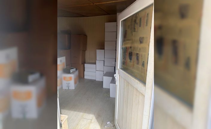 Konya’da 1 milyon 14 bin 400 adet gümrük kaçağı makaron ele geçirildi