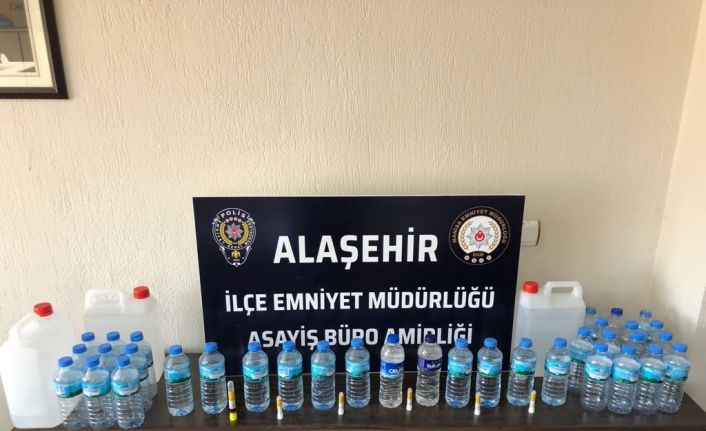 Manisa’da kaçak rakı operasyonu