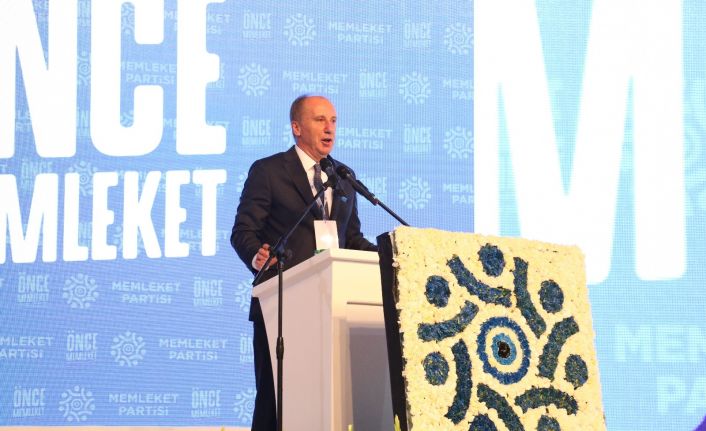 Memleket Partisi Genel Başkanı Muharrem İnce: “Genel başkan olarak cumhurbaşkanı adayı olmak istiyorum, açıklıyorum cumhurbaşkanlığına adayıyım”