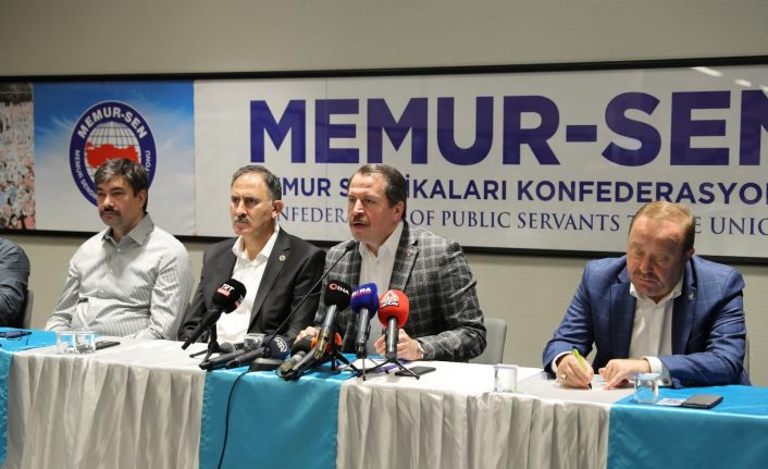 Memur-Sen Genel Başkanı Yalçın: “Kazanım yönüyle en yüksek toplu sözleşme”