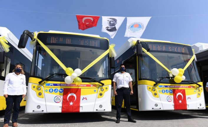 Mersin Büyükşehir Belediyesi ulaşım filosunu güçlendiriyor