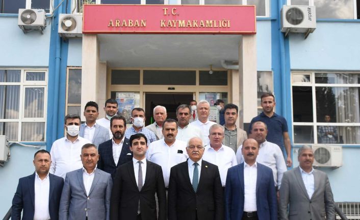 Milletvekili Erdoğan’dan Araban Kaymakamı Sevgili’ye hayırlı olsun ziyareti