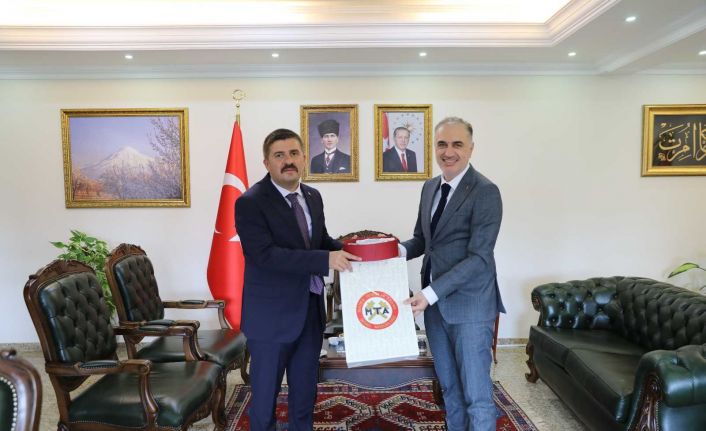 MTA Genel Müdürü Erdoğan’dan Vali Sarıibrahim’e  ziyaret