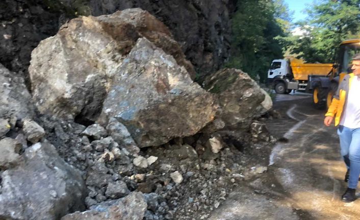 Ordu’da sağanak sonrası heyelan