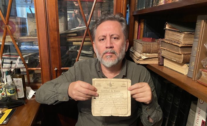 (Özel) 1900’lerden kalma aşı vesikası, tarihi tekerrürleri gözler önüne seriyor