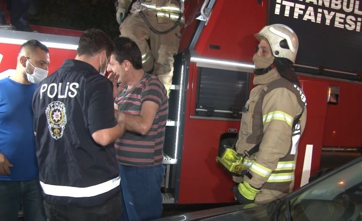 Polisten kaçtı, mahsur kalınca aynı polisten yardım istedi